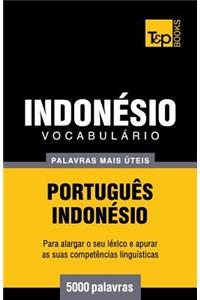 Vocabulário Português-Indonésio - 5000 palavras mais úteis