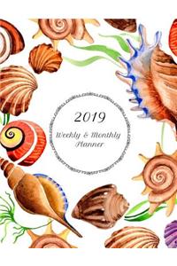 2019 Weekly & Monthly Planner