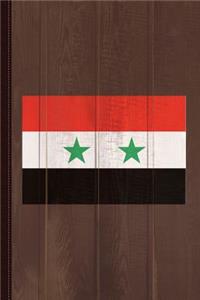 Syria Flag Journal Notebook