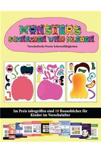 Vorschulische Praxis Scherenfähigkeiten