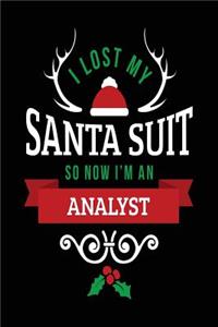 I Lost My Santa Suit So Now I'm An Analyst