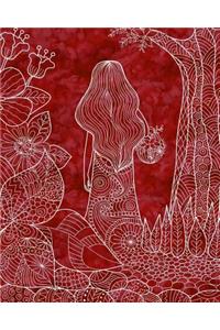 Bullet Journal Notebook Girl in the Woods 12