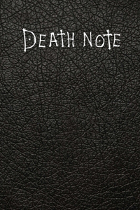 Death note Notebook with rules 6x9