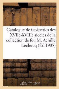 Catalogue de Tapisseries Anciennes Des Xviie Et Xviiie Siècles, Bordures En Ancienne Tapisserie