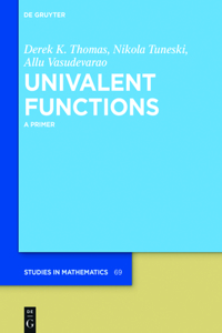 Univalent Functions