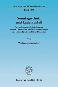 Sonntagsschutz Und Ladenschluss