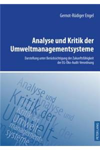 Analyse Und Kritik Der Umweltmanagementsysteme