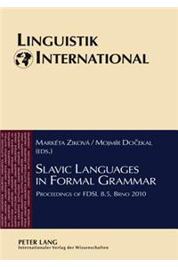 Slavic Languages in Formal Grammar