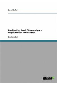 Kreditrating durch Bilanzanalyse - Möglichkeiten und Grenzen