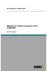 Debates on Turkey's accession to EU