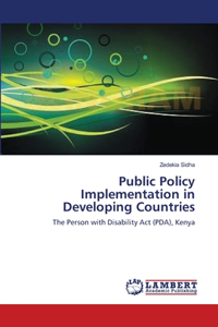 Public Policy Implementation in Developing Countries