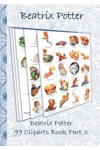 Beatrix Potter 99 Cliparts Book Part 3 ( Peter Rabbit )