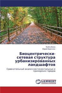 Biotsentricheski-Setevaya Struktura Urbanizirovannykh Landshaftov