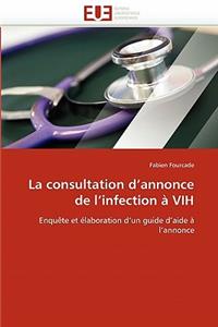 La Consultation d''annonce de l''infection � Vih