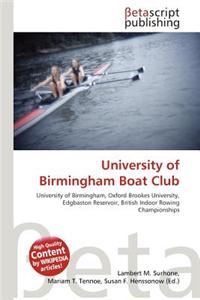 University of Birmingham Boat Club