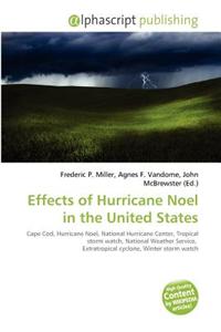 Effects of Hurricane Noel in the United States