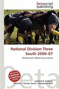 National Division Three South 2006-07
