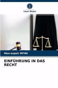 Einführung in Das Recht