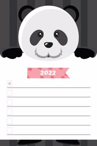 Planificateur hebdomadaire et mensuel 2022