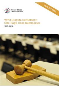 Wto Dispute Settlement