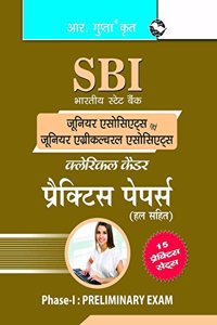 SBI: Junior Associates & Junior Agricultural Associates (Clerical Cadre) PhaseI (Preliminary) Practice Papers (Solved)