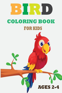 Bird Coloring Book for Kids Ages 2-4