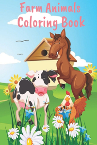 Farm Animals Coloring Book