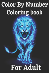 Color By Number Coloring Book For Adult