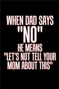 Funny Dad Theme Notebook