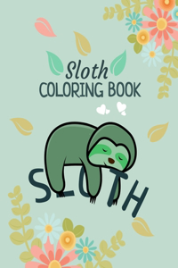 Sloth Coloring Book