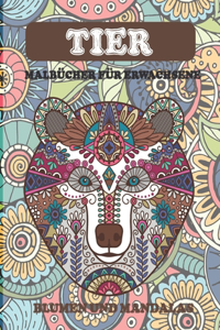 Malbücher für Erwachsene - Blumen und Mandalas - Tier