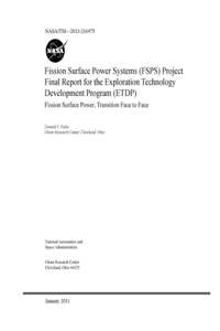 Fission Surface Power Systems (FSPS) Project Final Report for the Exploration Technology Development Program (ETDP)