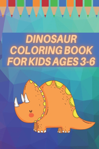 Dinosaur Coloring Book for Kids Ages 3-6