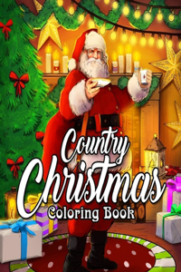 Country Christmas Coloring Book
