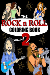 ROCK N ROLL COLORING BOOK - volume 2