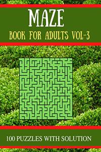 Maze Book for Adults Vol-3