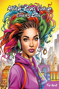 African Black Woman Coloring Book