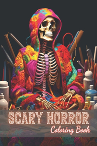 Scary Horror Coloring Book for Adult