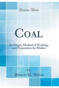 Coal: Its Origin, Method of Working, and Preparation for Market (Classic Reprint)