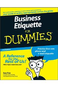 Business Etiquette for Dummies