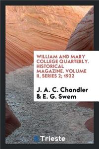 The William and Mary Quarterly