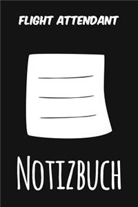 Flight Attendant Notizbuch