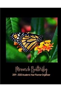 Monarch Butterfly 2019 - 2020 Academic Year Planner Organizer