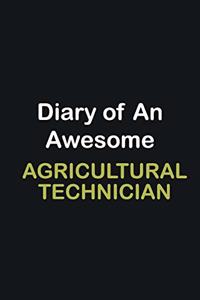 Diary of an awesome Agricultural Technician