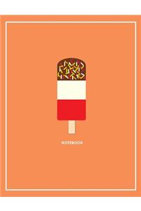 Ice Lolly Notes & Exercise Book (Orange)