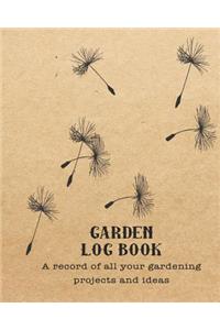 Garden log book