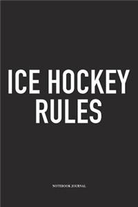 Ice Hockey Rules