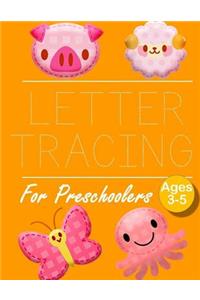 Letter Tracing for Preschoolers PIG BUTTERFLY: Letter Tracing Book Practice for Kids Ages 3+ Alphabet Writing Practice Handwriting Workbook Kindergarten toddler Pig Butterfly