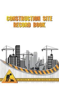 Construction Site Record Book