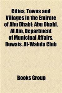 Cities, Towns and Villages in the Emirate of Abu Dhabi